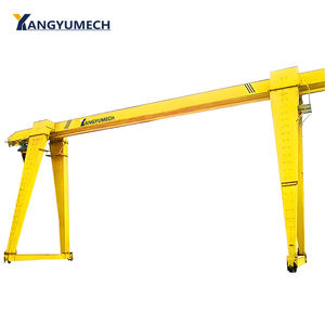 Grue à portique de type rail montée au sol certifiée CE, capacité de levage de 5 tonnes, portée de 10 mètres, à <span class=keywords><strong>vendre</strong></span> - Product Image 1