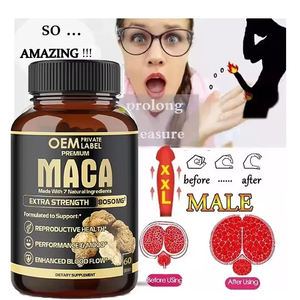 Maca Ginseng Complexe Seksuele Vitaliteit Versterker Kruidenenergie Ondersteuning Maca <span class=keywords><strong>Capsules</strong></span> - Product Image 2