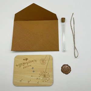 Eleganti Biglietti d'Invito in Legno, Lettere d'Amore, <span class=keywords><strong>Auguri</strong></span> per Matrimoni, Regali in Denaro, Ornamenti per Feste, Lauree, Biglietti di <span class=keywords><strong>Auguri</strong></span>, Baby Shower - Product Image 5