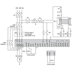 ซอฟต์สตาร์ทเตอร์ ATS480 รุ่นใหม่ของแท้, Altistart 480, 22A, 208 ถึง 690V AC, แหล่งจ่ายไฟควบคุม 110 ถึง 230V AC ATS480D22Y - Product Image 3