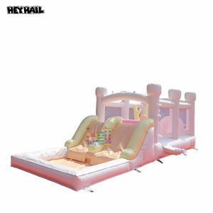 Heyhail fabbrica prezzo diretto per bambini gioia colorata corsa ad ostacoli gonfiabile per le celebrazioni del compleanno - Product Image 4