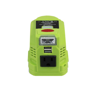 150 Watt Powered <strong>Inverter</strong> <strong>Generator</strong> Portable Power Source for <strong>Ryobi</strong> 18 Volt Lithium Battery with 200LM LED Light USB Cable - Product Image 4