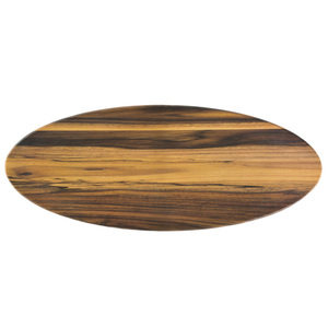 Melamin-Teller Restaurant-Set Sublimations-Platte Oval, Melamin Bambus-Holzmaserung Marmor Servierbrett - Product Image 2
