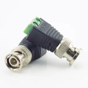 Coax CAT5 a CCTV Coaxial Cámara BNC macho Video Balun conector transceptor para cámara CCTV Surve