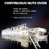 Machine de torréfaction commerciale de qualité alimentaire pour noix, machine de torréfaction continue pour arachides et graines de tournesol, pour usage en usine de noix