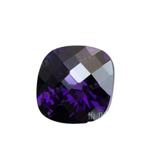 Zirconia Cúbica Morada en Forma <span class=keywords><strong>de</strong></span> Almohada <span class=keywords><strong>de</strong></span> Alta Calidad, Corte Tortuga <span class=keywords><strong>de</strong></span> 10x10mm, ¡<span class=keywords><strong>Venta</strong></span> Caliente! Compre 100 Piezas con 50% <span class=keywords><strong>de</strong></span> Descuento, <span class=keywords><strong>Venta</strong></span> al por Mayor Directa <span class=keywords><strong>de</strong></span> Fábrica - Product Image 1
