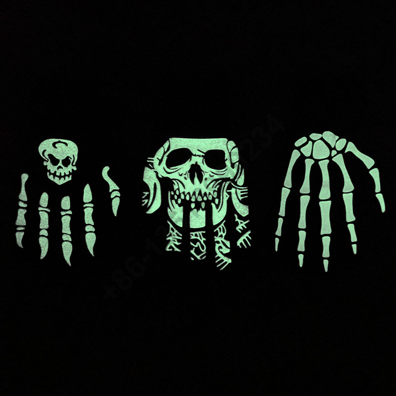 Полные Пальцы Хэллоуин руки Epoptic Перчатки Скелет рамка светящиеся перчатки Хэллоуин Вечеринка для представлений флуоресцентные перчатки варежки