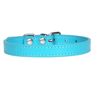 Groothandel Eco-vriendelijke PU Lederen Hondentuig Verstelbaar Effen Kleur Metalen Gesp 16 Kleuren Beschikbaar voor Kleine Honden Katten Huisdieren - Product Image 5