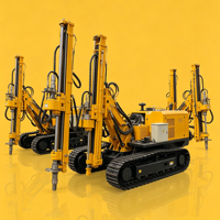 Foreuse hydraulique tout-terrain pour l'exploration géologique et le forage de puits d'eau sur les chantiers de construction complexes