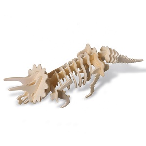 Đồ Chơi Giáo Dục Trẻ Em Hàng Mới Về Trò Chơi Ghép Hình Bằng Gỗ Loạt Khủng Long 3D - Product Image 5