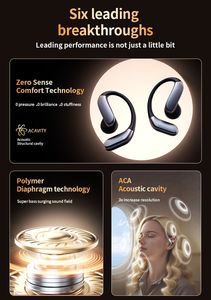 Auriculares Inalámbricos Q102 con Gancho para la Oreja, Sonido Envolvente Direccional, Tecnología de Transmisión y Mezcla, Auriculares Bluetooth para Deportes y Oficina - Product Image 4