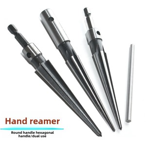 Escariador manual cónico de 5-16 mm con vástago <span class=keywords><strong>redondo</strong></span> para trabajar la madera, herramienta de avellanado y abocardado para taladro eléctrico con vástago hexagonal - Product Image 1