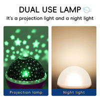 Projecteur LED rotatif à 360 degrés pour étoiles et ciel, avec changement de couleur, en ABS moderne, pour chambre d'enfant, idéal pour le dropshipping et les cadeaux