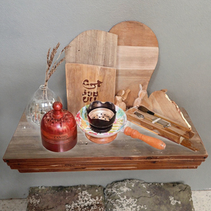 Encens en spirale Bakhoor, résine d'oud, parfum de bonbon, forme de bol décoratif avec intérieur métallique, décoration d'art et de culture pour la maison - Product Image 3
