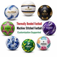 Balón de Fútbol Personalizado con Logotipo, Tamaño 3/4/5, Balón de Fútbol Profesional para Partidos, Cosido a Máquina y Termosellado, Cuero PU y Cámara de Butilo