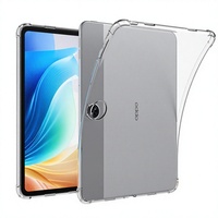 Compatible avec OPPO Pad Air2 et OnePlus Pad Go 2023, coque transparente souple antichoc avec airbag aux quatre coins, fabriquée en Chine
