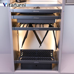 Vitafurni Vente Chaude Organisateur de Vêtements Doux en Aluminium <span class=keywords><strong>Porte</strong></span>-Pantalons <span class=keywords><strong>Coulissant</strong></span> Supports de Rangement pour Accessoires de Garde-Robe pour Pantalons - Product Image 6
