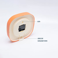 Jam Dinding Logam Retro Kustom dengan Alarm, Sensor Sentuh, Analog Quartz, Desain Modern untuk Dekorasi Rumah dan Meja Kerja