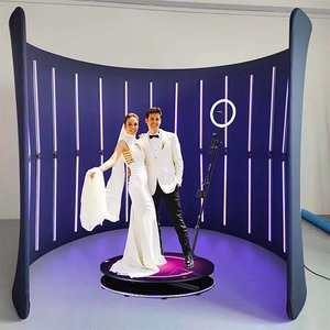 360 Photo Booth Automatique Logo Gratuit Personnalisé Avec Accessoires Gratuits Accessoires - Product Image 3