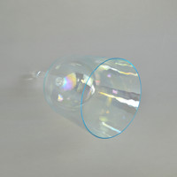 Bol chantant en cristal bleu cosmique HF, portable, accordé sur les chakras, 440 Hz 432 Hz, avec poignée en cristal, pour la méditation et la sonothérapie