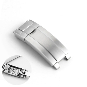 อุปกรณ์เสริมของนาฬิกาสายนาฬิกาข้อมือสแตนเลสสตีลแข็งสามารถปรับขนาดได้สำหรับ Rlex 16มม. - Product Image 4