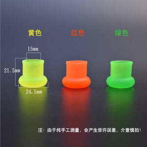 แหวนกันลื่นซิลิโคนสำหรับคันเบ็ดตกปลาแบบกว้าง ปิดผนึกอย่างดี สำหรับอุปกรณ์ตกปลา - Product Image 4