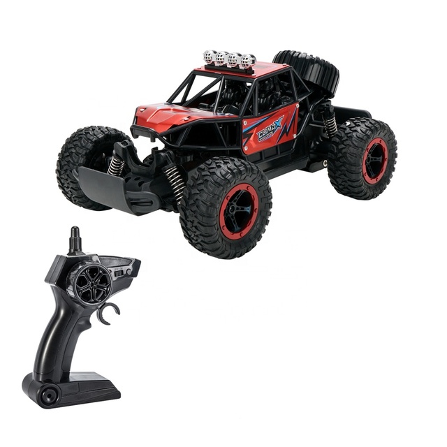1/14 Alloy RC Drifting Car Off Road Climbing Remote Control Vehicle with Lights Electric Toy Car for Kids Outdoor Play Gift