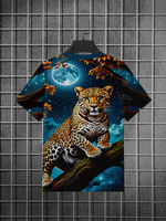 2025 hommes décontracté 100% Polyester T-shirt 180g Anti-boulochage col rond manches courtes coupe régulière motif imprimé 3D