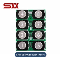 Bouton de commande de cabine d'ascenseur LHB-055AG11/LHB-056AG16 pour interrupteur d'ouverture/fermeture de porte d'ascenseur, pièces de rechange pour ascenseur