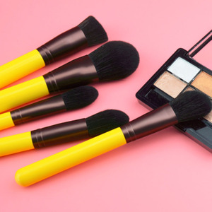 11 Uds. De pelo sintético vegano de lujo, virola de aluminio de madera, juego de brochas cosméticas de pato amarillo, herramientas de maquillaje de belleza - Product Image 4