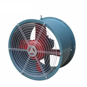 Ventilador axial industrial de tipo a prueba de explosivos, ventilador de escape de ventilación de escape de humo de alta calidad de bajo ruido