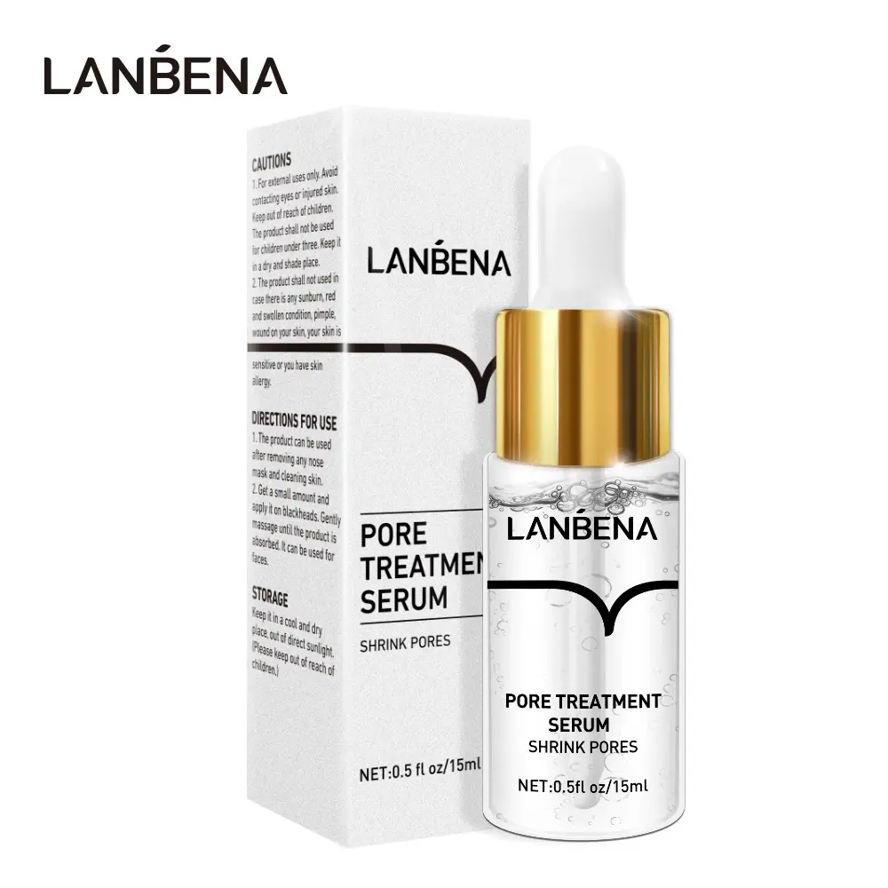 Lanbena Niacinamide 10% सीरम चेहरा ताकना Reducer के लिए असमान त्वचा टोन उपचार घटता मुँहासे प्रवण