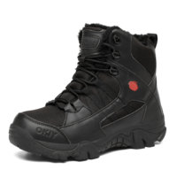 Vente en gros de chaussures de randonnée Vintage Wild Jungle Winter Fluzzy Botas Plush Snow Warm Combat Tactical Boots