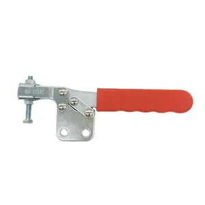 Abrazadera de palanca horizontal roja antideslizante del trabajo del fabricante de la abrazadera de palanca