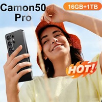 Camon 50 Pro 2025 Version Globale 5G Android 14 Smartphone Double SIM 16 Go de RAM 1 To de Stockage 108 MP Octa Core