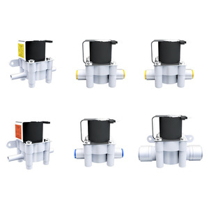 Válvula solenoide de agua 24V 12V de encendido/apagado para purificador de agua por ósmosis inversa RO, válvula de entrada de plástico de alta calidad - Product Image 5
