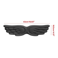 Repose-poignets ergonomique en cuir et PU en forme d'aile d'ange, personnalisé ODM, avec mousse à mémoire de forme, 430x105x25mm, pour clavier de jeu