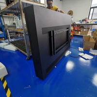Affichage numérique extérieur LCD 4K IPS de 55 pouces résistant aux intempéries, montage mural, indice IP65, 3000 cd/m², lisible en plein soleil, publicité