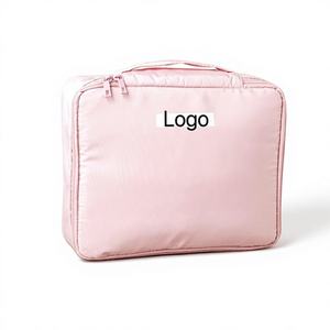 Bolsa de Aseo de Viaje Impermeable de Bambú Ligero, Fabricada en China, con Cierre de Acero Inoxidable, Diseño Multifuncional Desmontable - Product Image 1