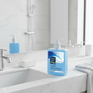 Jabón Líquido para Manos y Baño Aquavera 500ml, a Base de SLS, Certificado ISO 9001:2008 y GMP, Jabón Líquido para Adultos - Product Image 3