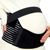 Soutien de maternité respirant à double face avec velcro, invisible sous les vêtements, pour soulager les douleurs des ligaments et soutenir le ventre de la femme enceinte