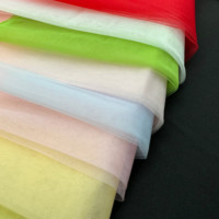 Tissu en Tulle Français Mat Doux 100% Nylon de Haute Qualité en Rouleaux en Stock pour Robe de Mariée et Voile