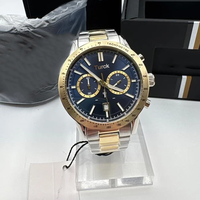 Montre de plongée sportive de luxe pour homme, mouvement à quartz, acier inoxydable, cadran en cristal, affichage analogique, 50 m, 22 mm