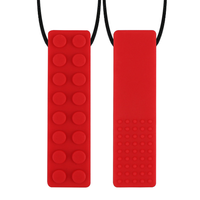 Collier de dentition sensoriel sans bpa pour enfants, jouet organique, doux, personnalisé, à mâcher, lot pour enfants, nouvelle collection