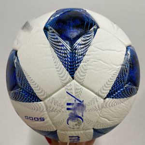 Ballon de football officiel thermocollé de haute qualité en cuir PU taille 5, écologique, pour adultes, entraînement et matchs sportifs - Product Image 1