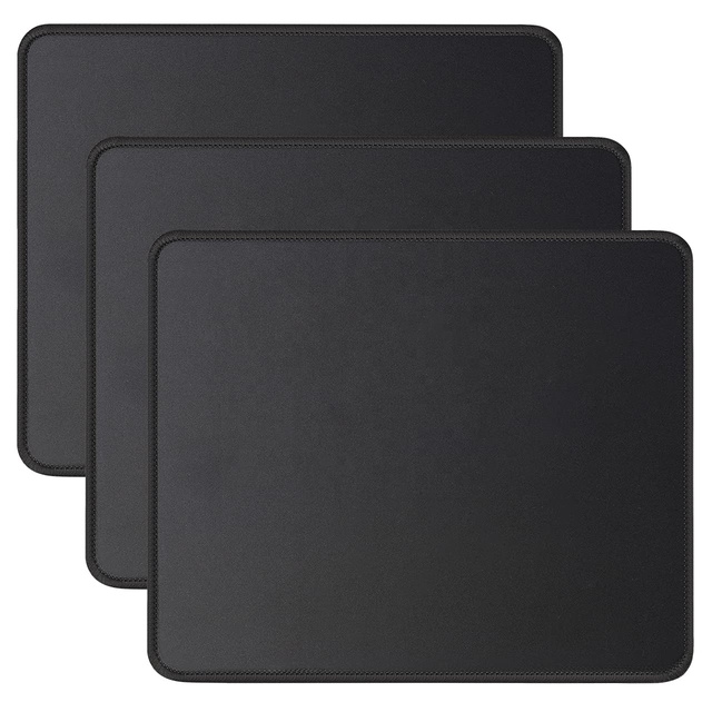 Factory Wholesale Custom Mouse Pad with Stitched Edge PC Comfortable Desk Mat with Non-Slip Rubber Base Keyboard Pad for Office