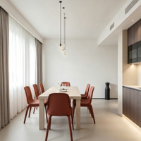 Maisons préfabriquées de luxe à toit plat en acier léger, 3 chambres, villas modernes, hôtels, prêtes à l'emploi pour l'extérieur, construction rapide