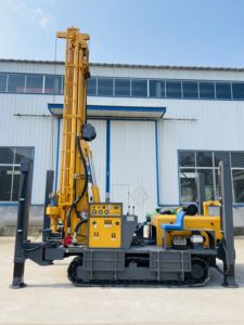 खनन मशीनरी और मिट्टी ड्रिलिंग के लिए एयर कंप्रेसर के साथ संचालित 600 मीटर गहरे पानी की ड्रिलिंग रिग डीजल - Product Image 2