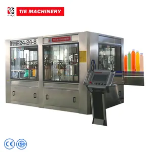 Machine 3 In 1 Automatic Production Line Plastic Bottle Beverage Carbonated Drink Juice Filling Machine