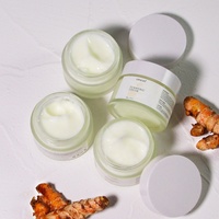 Zerdeçal kremi özel etiket Anti akne Anti-Aging yüz karanlık nokta çıkarma zerdeçal kremi